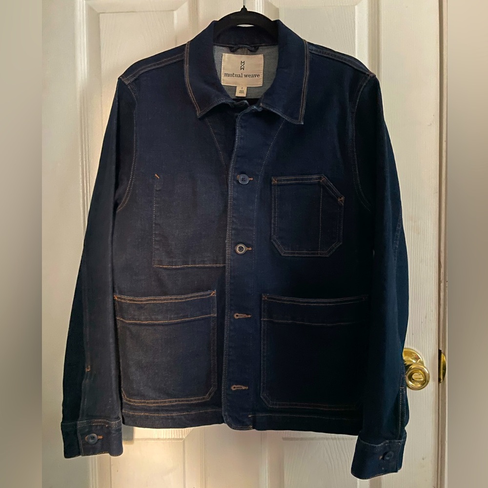 Mutual Weave Dark Denim Workshirt Jacket